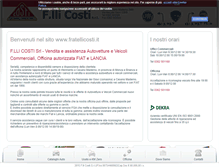 Tablet Screenshot of fratellicosti.it
